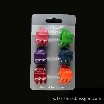 Hair Claws, Made of Plastic and Metal Spring, Customized Specifications and Designs are Accepted
